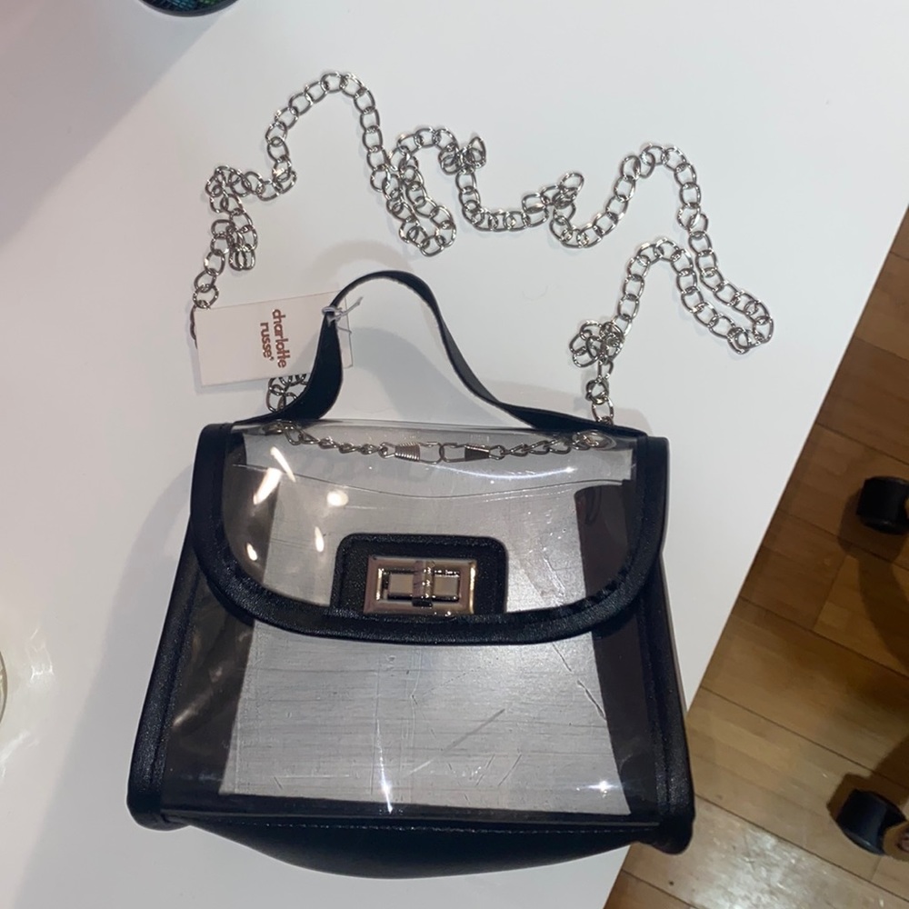 See-through mini purse